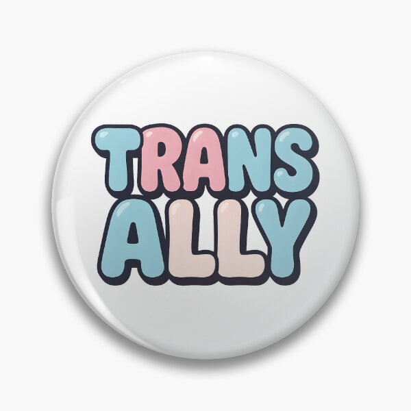 Item preview, Trans Ally – Bold Pastel Typography designed and sold by Haus Of Sin.