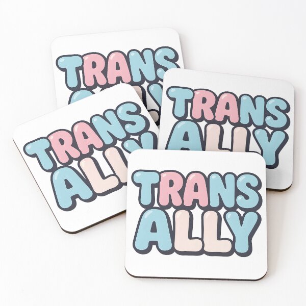 Item preview, Trans Ally – Bold Pastel Typography designed and sold by Haus Of Sin.