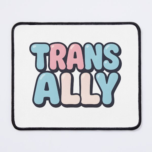 Item preview, Trans Ally – Bold Pastel Typography designed and sold by Haus Of Sin.