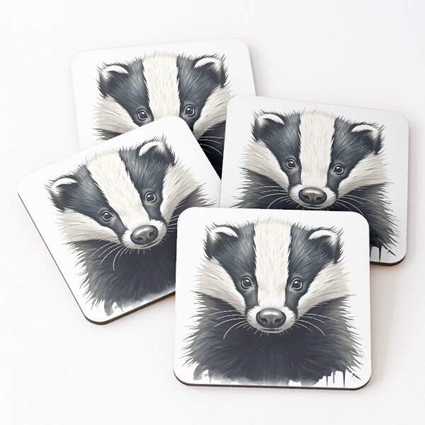 Item preview, European Badger Cub designed and sold by Typeglyphs.