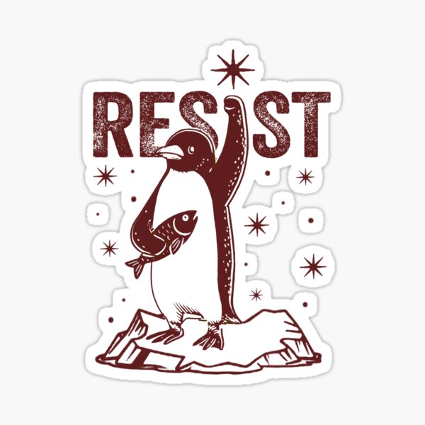 Item preview, Penguin Resist designed and sold by PeoplizeIt.