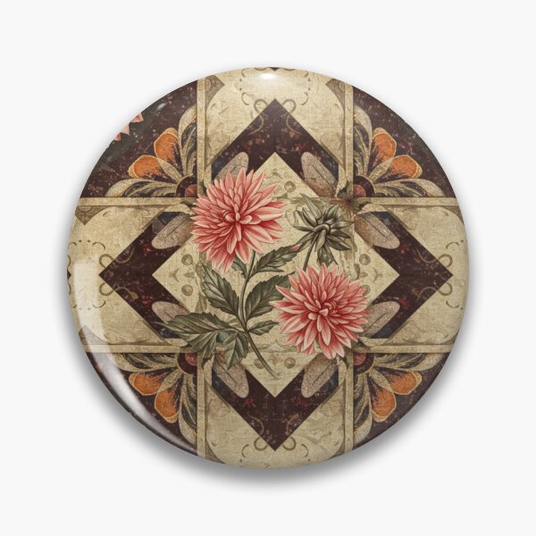 Item preview, Dahlia Dreamscape: Seamless Textile Art designed and sold by DracosFire.