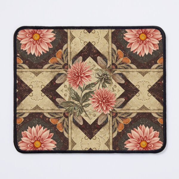 Item preview, Dahlia Dreamscape: Seamless Textile Art designed and sold by DracosFire.