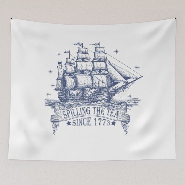 Item preview, Spilling The Tea Since 1773 4Th Of July Vintage History designed and sold by Wilson-Aura.