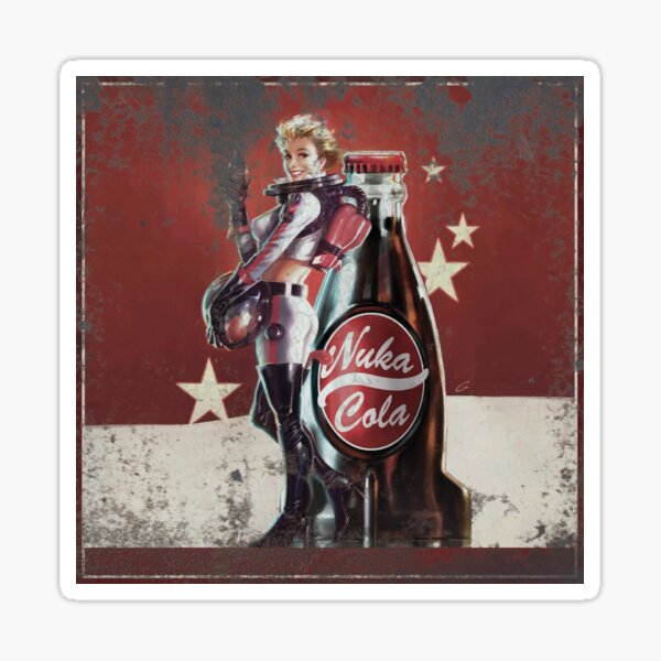 Vista previa del artículo con la obra «Nuka Cola», diseñado y vendido por IcoStix.