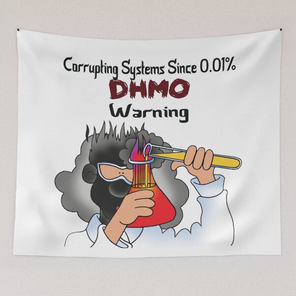Item preview, DHMO Warning – Corrupting System Since 0.01%  Alt Anime & Dark Edge designed and sold by GraphixKing999.