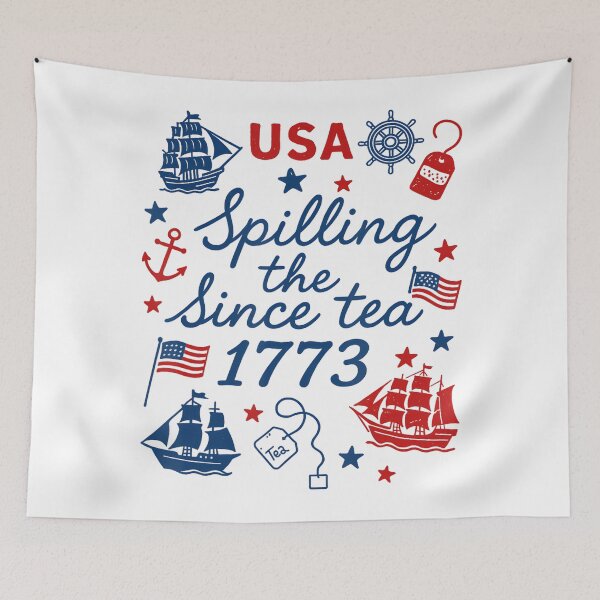 Item preview, Spilling The Tea Since 1773 American 4Th Of July Outfit designed and sold by Wilson-Aura.
