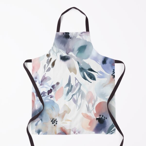 Item preview, Delicate Watercolor Blossoms in Cool Pastel Shades designed and sold by PaintbrushPlace.