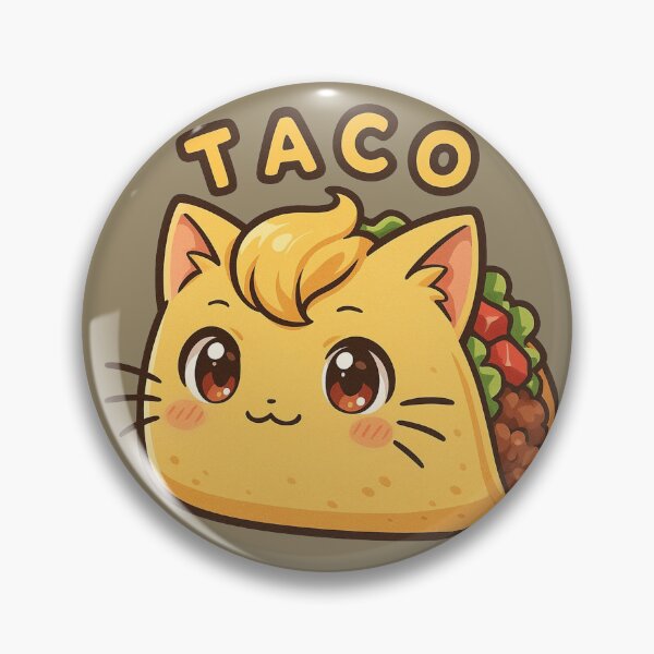 Item preview, Humorous Taco Character with Lettuce, Tomato, and Meat. Cute Kawaii Taco Cat Character Illustration designed and sold by Anastasiia Yurevych.