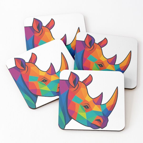 Item preview, Prismatic Rhino Profile designed and sold by TheWonkyEaselCo.