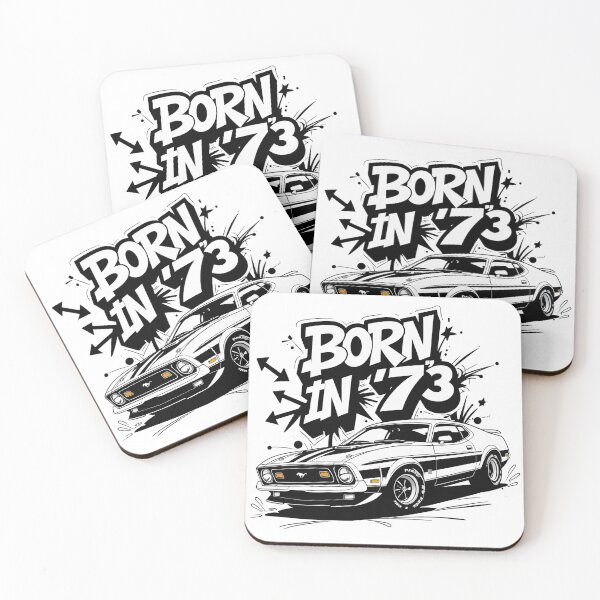 Artikelvorschau, Jahrgang 1973 – Cartoon Graffiti 1973 Mustang Art entworfen und verkauft von Pulse Creativity Designs.