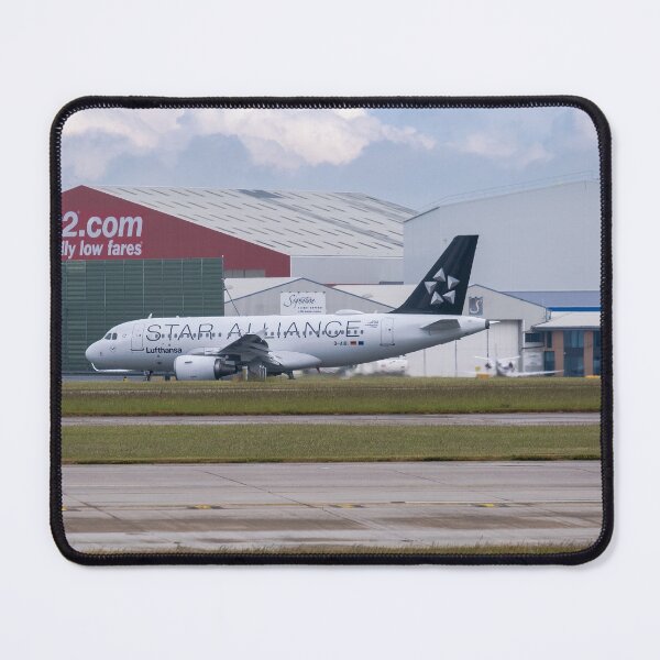 Item preview, MAN from FRA Lufthansa Star Alliance Livery Airbus A319-112 designed and sold by Skyframe Aviation.