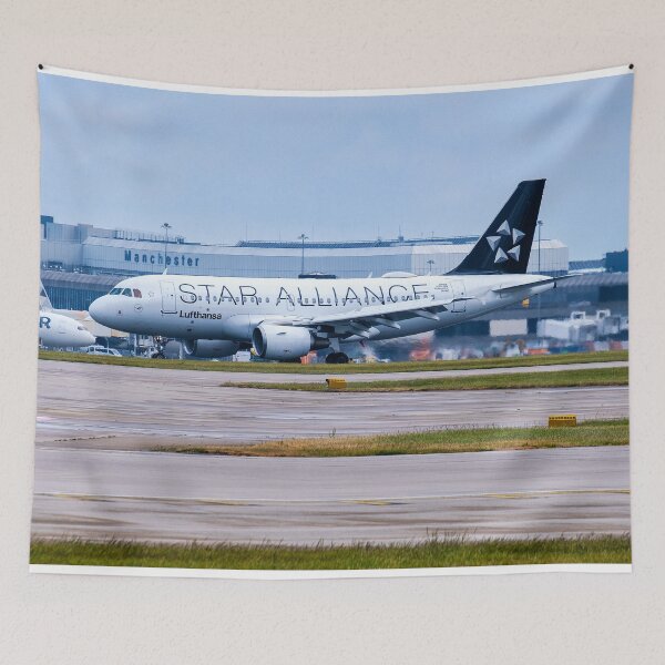 Item preview, MAN from FRA Lufthansa Star Alliance Livery Airbus A319-112 designed and sold by Skyframe Aviation.