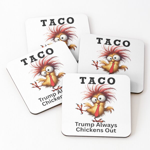 Item preview, TACO Trump Always Chickens Out, Funny Anti Trump designed and sold by desireedickens.
