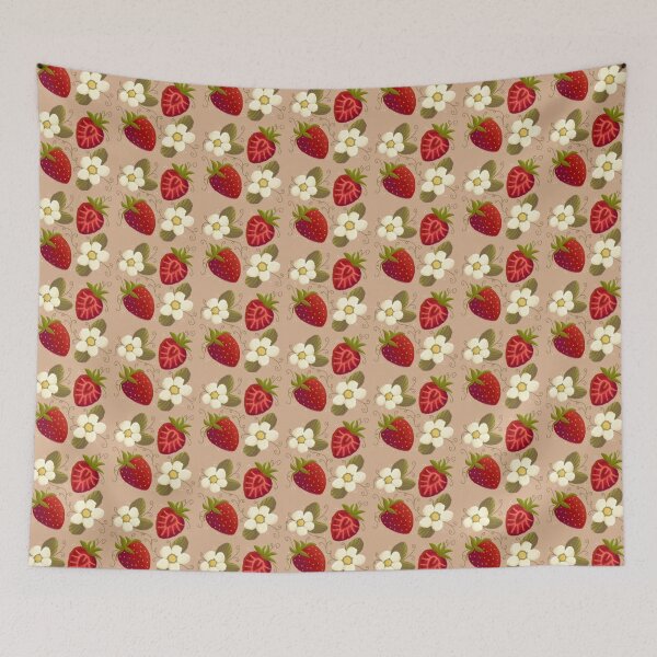 Aperçu de l'œuvre Fraises et fleurs créée et vendue par cora-art711.