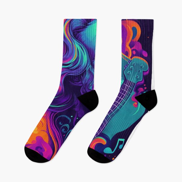 Item preview, Jerry Garcia Psychedelic Art Poster designed and sold by PixelMuse2024.
