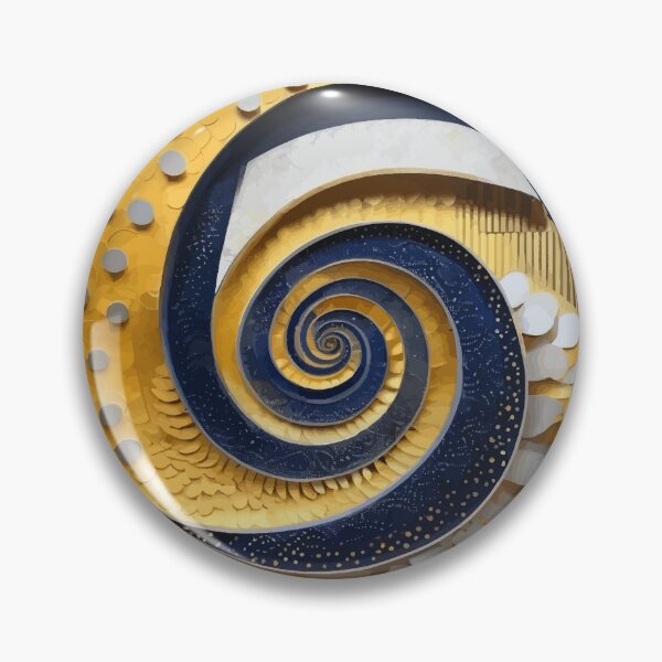 Item preview, Colorful Abstract Fibonacci Art 180 designed and sold by Vicky Brago-Mitchell®.