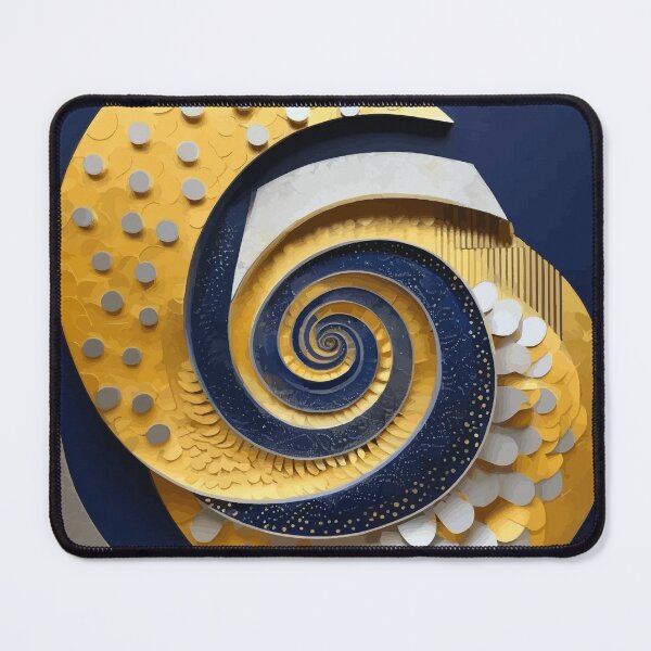 Item preview, Colorful Abstract Fibonacci Art 180 designed and sold by Vicky Brago-Mitchell®.