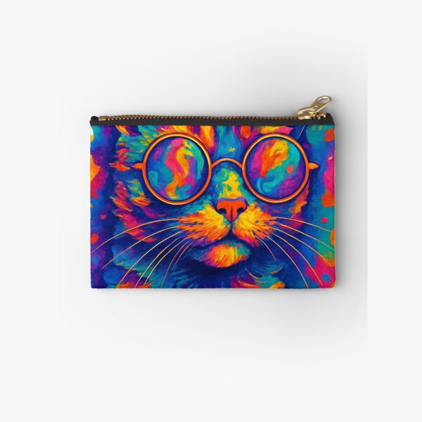 Item preview, Psychedelic cat with glasses designed and sold by Lizandro  Serrano Pacheco.