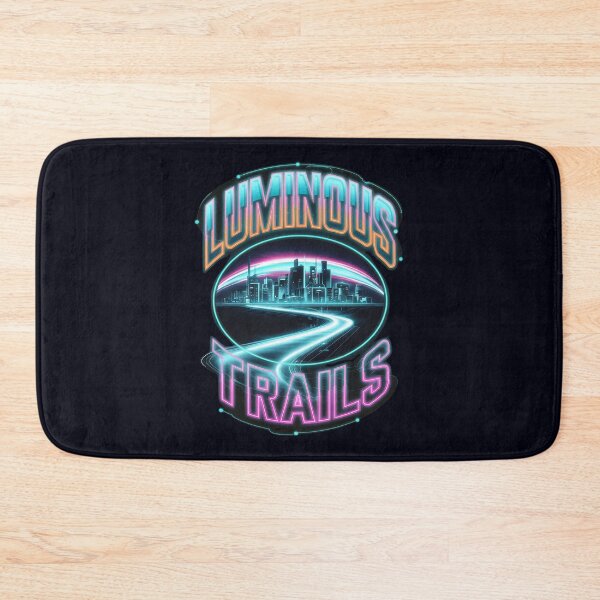 Item preview, Luminous Trails – Neon Cyberpunk Cityscape designed and sold by Taans-Creation.