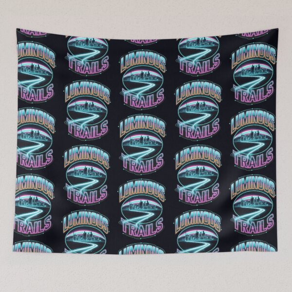 Item preview, Luminous Trails – Neon Cyberpunk Cityscape designed and sold by Taans-Creation.