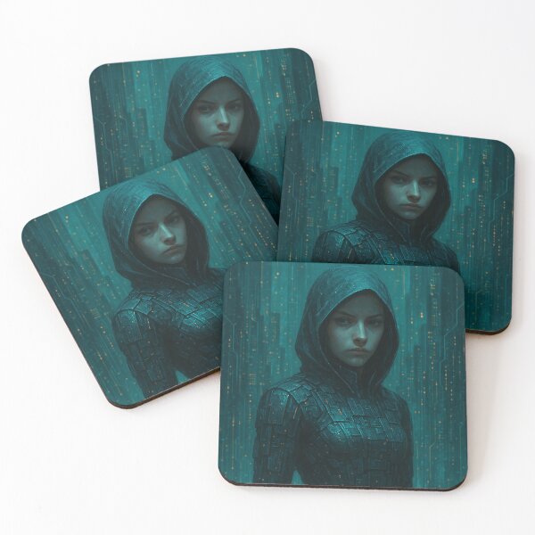 Item preview, Circuitborn: The Watcher of the Digital Depths designed and sold by PaintedPixels01.