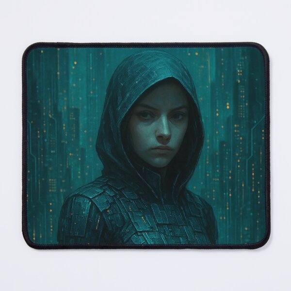 Item preview, Circuitborn: The Watcher of the Digital Depths designed and sold by PaintedPixels01.