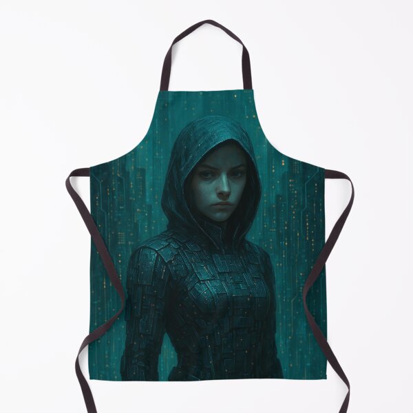 Item preview, Circuitborn: The Watcher of the Digital Depths designed and sold by PaintedPixels01.