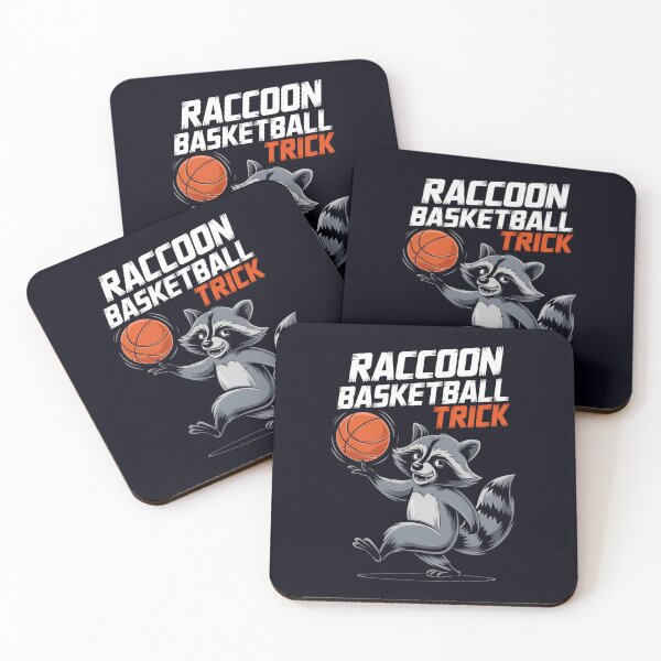 Item preview, Raccoon Basketball Trick – Funny Animal Spinner designed and sold by Taans-Creation.