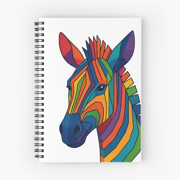 Item preview, Prismatic Zebra Face designed and sold by TheWonkyEaselCo.