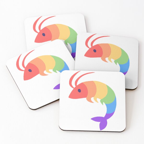 Item preview, Rainbow Shrimp designed and sold by ZorriSparkles.