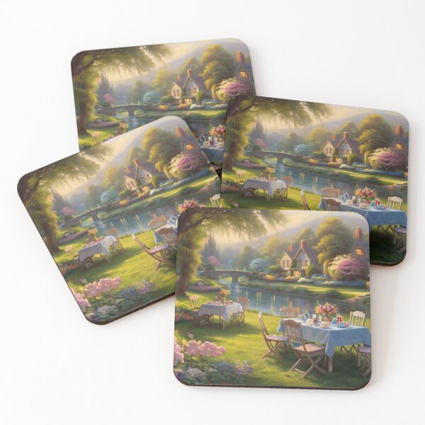 Item preview, Whispers of Spring: Garden Tea Painting designed and sold by BlareBlare.
