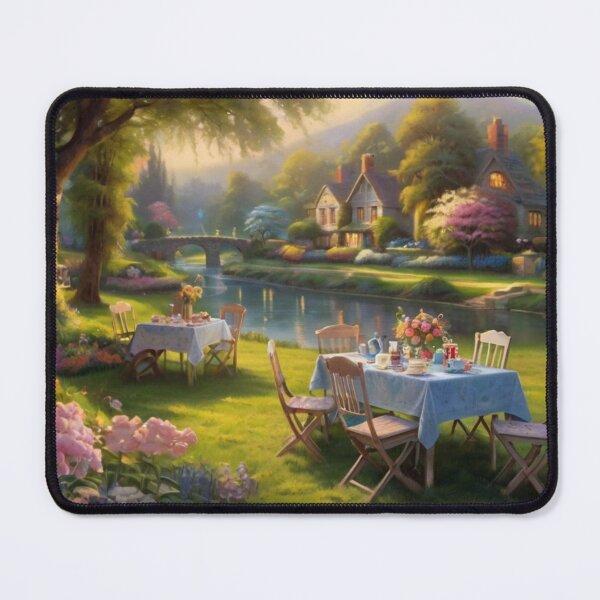 Item preview, Whispers of Spring: Garden Tea Painting designed and sold by BlareBlare.