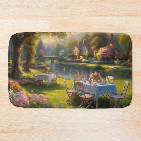 Item preview, Whispers of Spring: Garden Tea Painting designed and sold by BlareBlare.