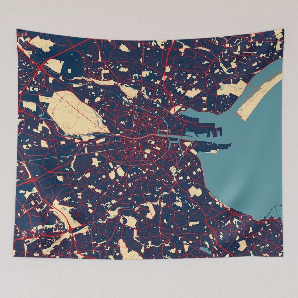 Item preview, Dublin City Map of Ireland - Hope designed and sold by deMAP.