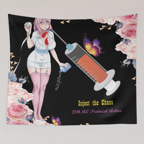 Item preview, Anime Nurse – Inject the Chaos | DHMO Protocol Activated Art designed and sold by GraphixKing999.