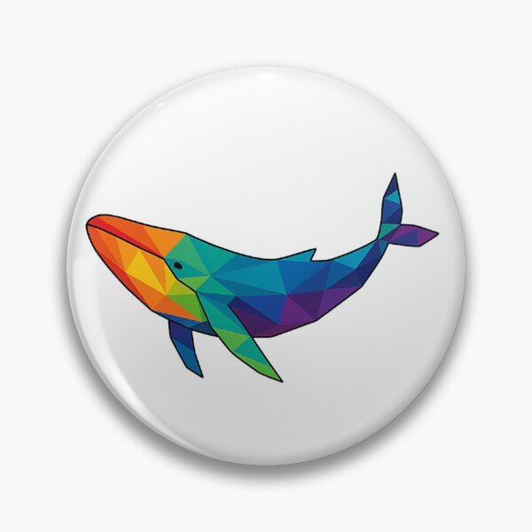 Item preview, Prismatic Whale Silhouette designed and sold by TheWonkyEaselCo.