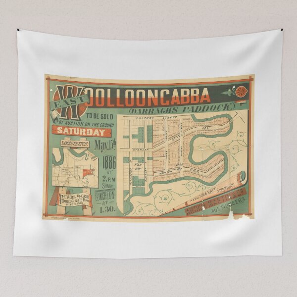 Item preview, East Wolloongabba Estate (East Brisbane) Darragh's Paddock Estate Vintage Map, Suburb Map, Historical Map, Real Estate Map designed and sold by housedetective.