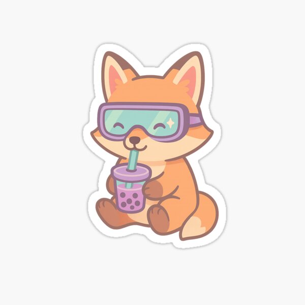 Item preview, Fox boba tea designed and sold by KajalGulgulia.
