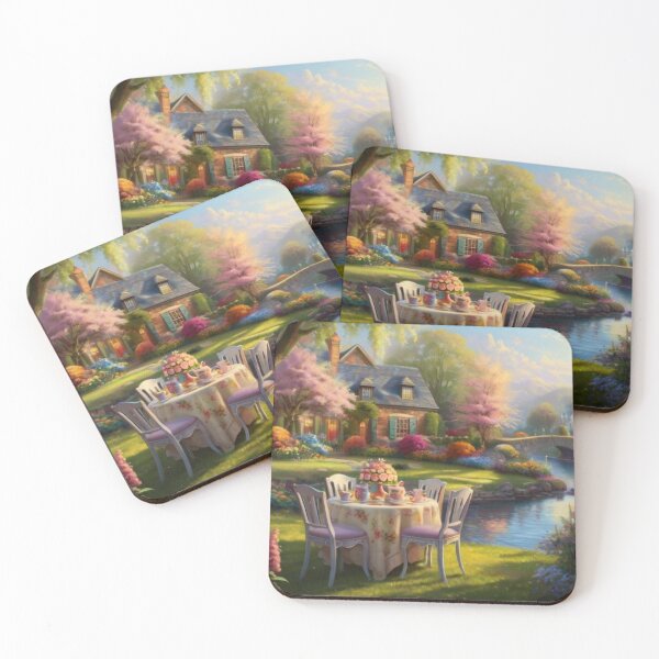 Item preview, Sunlit Tea Party in the Spring Garden designed and sold by BlareBlare.