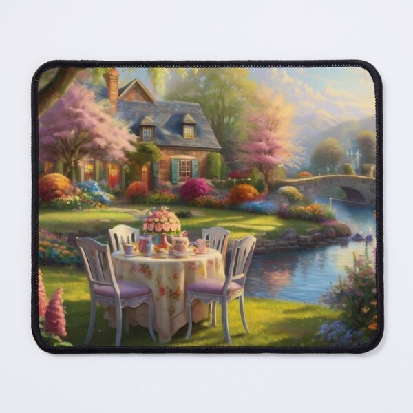Item preview, Sunlit Tea Party in the Spring Garden designed and sold by BlareBlare.