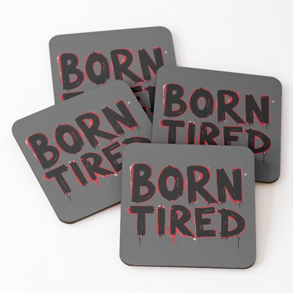 Item preview, Born Tired – Red Rage Edition designed and sold by PPShopByPan.
