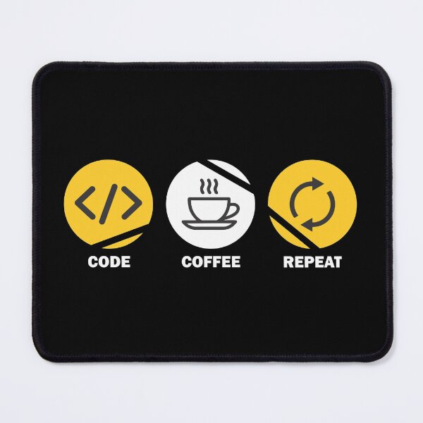 Item preview, code, drink coffee and repeat signs designed and sold by AgingeR.