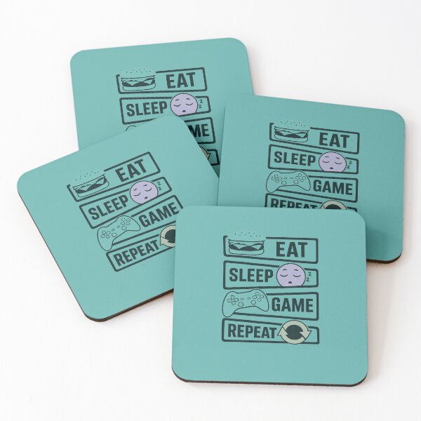 Item preview, Eat Sleep Game Repeat – Ultimate Gamer Loop Design designed and sold by Funneatlife.