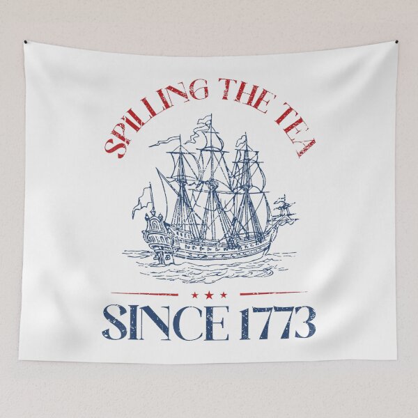 Item preview, Vintage Spilling The Tea Since 1773 4Th Of July History Funny designed and sold by Wilson-Aura.