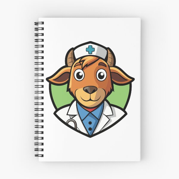 Item preview, Good-natured goat doctor. designed and sold by GregorySmithRed.