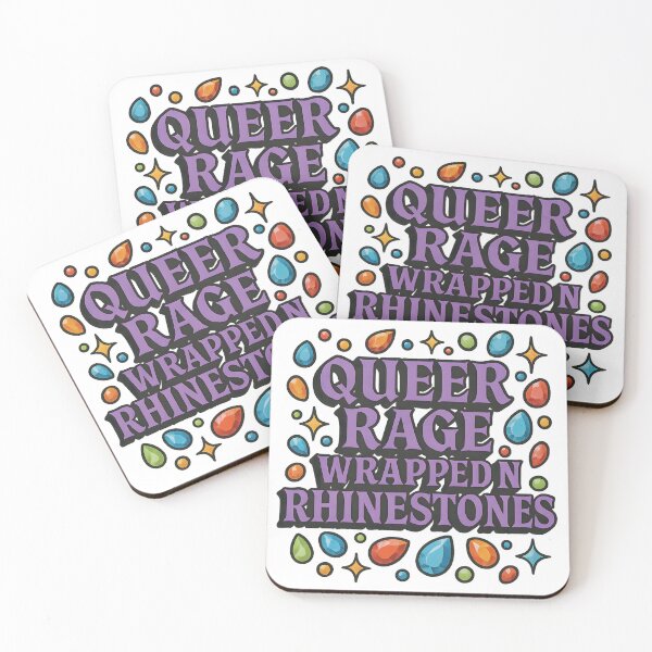 Item preview, Queer Rage Wrapped in Rhinestones – Bold Art designed and sold by Haus Of Sin.