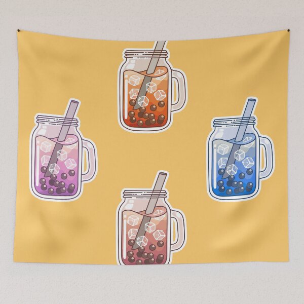 Item preview, Bubble tea Multi Flavors designed and sold by Wordsmith-Wear.