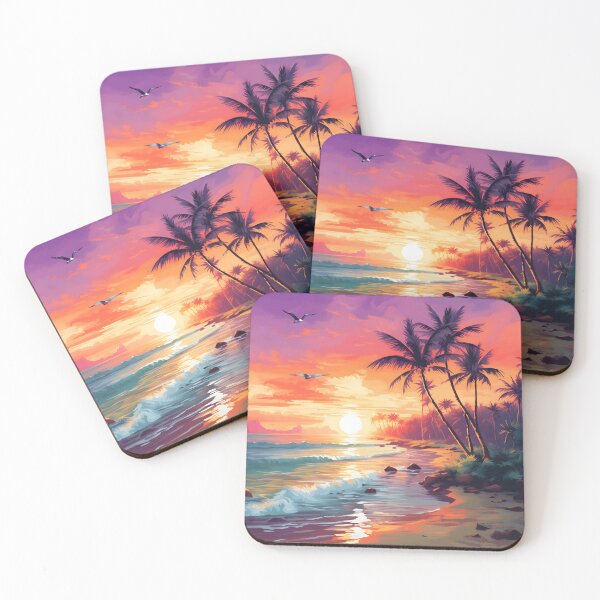 Item preview, Tranquil Beach Retreat designed and sold by DrawnThreads.