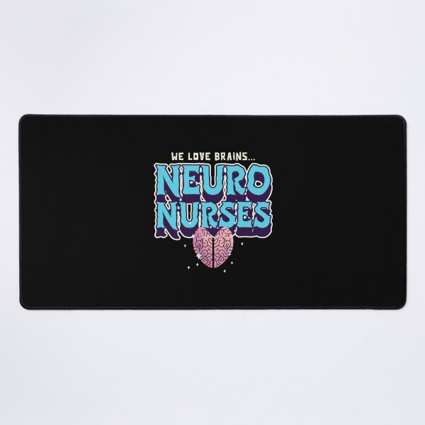 Item preview, Neuro Nurses, We Love Brains – Cute Pink Heart Brain Nurse Design designed and sold by NANursing.
